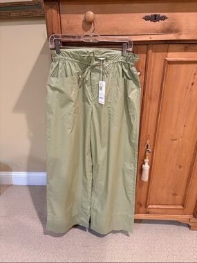 Richer Poorer Olive Drawstring Wide-Leg Pants NWTs Size M